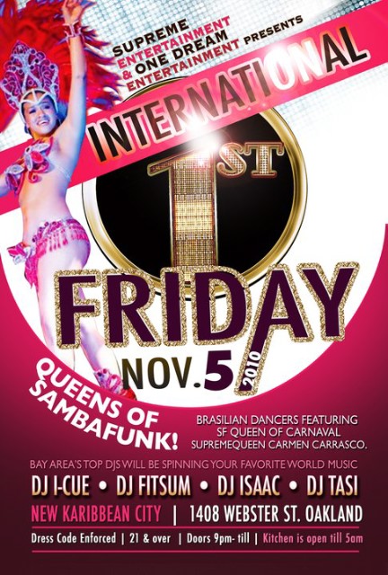 Nov 5th at New Karribean City in Oakland