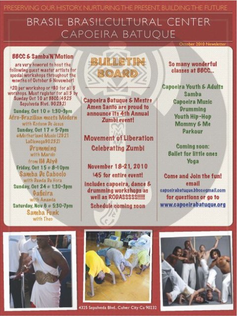 Nov6th workshop at Brasil Brasil Cultural Center, Culver City CA