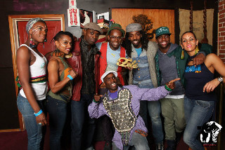 Theo with Fela crew